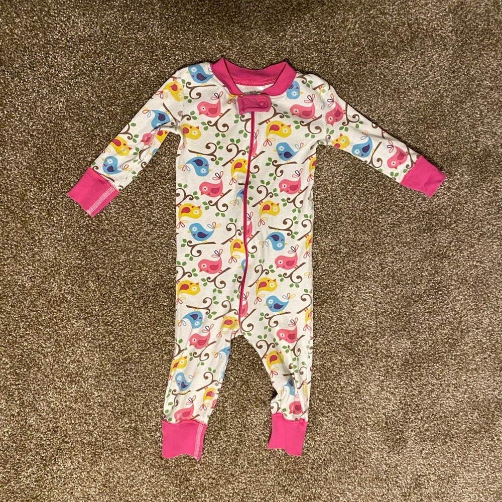 70cm (9-18m) Hanna Andersson Floral Pajamas